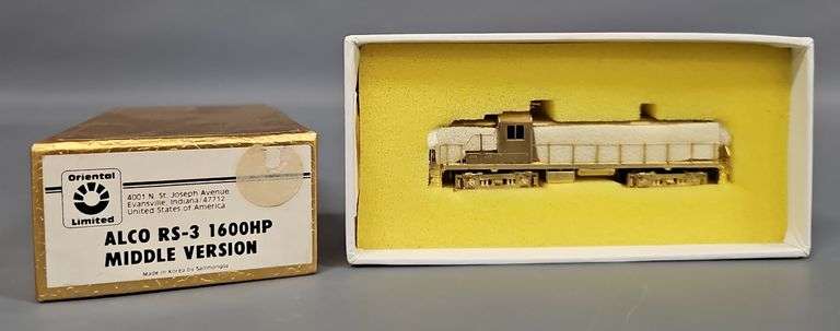 Oriental Limited N scale brass ALCO RS-3 1600HP in original box