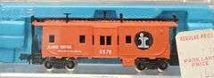 Ten Atlas N Scale Cabooses in Clear Cases