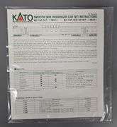 Kato N scale 106-028 PRR Railroad Smooth Side Passenger 4 Car Set in original box