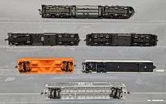 Group of Amtrak HO Scale Trains