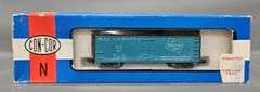 Eleven Con-Cor N Scale Box Cars and Reefers in original boxes