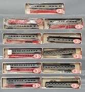 Eleven Con-Cor N Scale New York Central Passenger Car Kits in original boxes