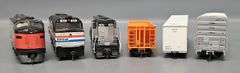 Group of Amtrak HO Scale Trains