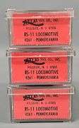 Three Atlas N Scale RS-11 Pennsylvania Diesel locomotives in original boxes