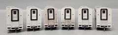 Six Walthers HO Scale Amtrak Superliner Passenger Cars