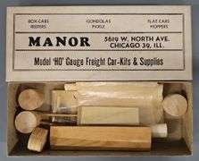Eight Vintage Varney, Manor, Megow and Laconia HO Gauge Train Car Kits