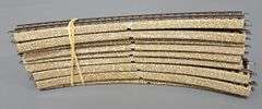 74 Marklin HO Gauge Mixed Curved Track Sections