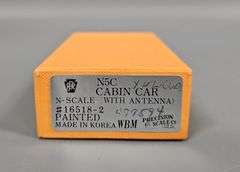 Precision Scale N Scale Pennsylvania N5A Cabin Car with Antenna in original box