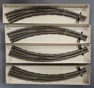 Four Shinohara N Scale #4 Train Switches in Original boxes