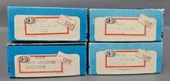 Four Con-Cor HO Scale Southern 10/6 sleeper passenger car kits in original boxes