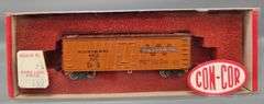 Eleven Con-Cor N Scale Box Cars and Reefers in original boxes