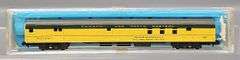 Six Atlas Chicago & Northwestern N Scale Illuminated Passenger Cars in Clear Cases