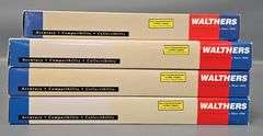 Four Walthers HO Scale Amtrak Passenger Cars in original boxes
