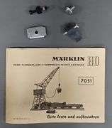 Marklin HO Scale 7051 (Gantry Crane) Drehkran with Lifting Magnet in Original Box