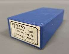 NJ Custom Brass N scale Brass Pennsy N6b off center Caboose in original box