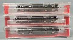 Three Atlas N Scale RS-11 Pennsylvania Diesel locomotives in original boxes