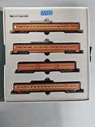 Kato N scale 106-028 PRR Railroad Smooth Side Passenger 4 Car Set in original box