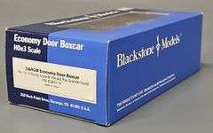 Blackstone Models HOn3 D&RGW Economy Door Boxcar #3219
