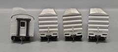 Group of  Walthers HO Scale Amtrak Baggage, Box Car & Material Handling Cars