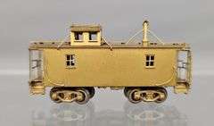 NJ Custom Brass N scale Brass Pennsy N6b off center Caboose in original box
