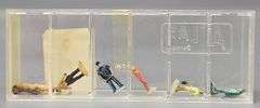 Three Sets of Atlas N Scale Figures in Clear Cases