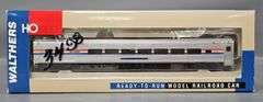 Four Walthers HO Scale Amtrak Passenger Cars in original boxes