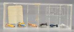 Three Sets of Atlas N Scale Figures in Clear Cases