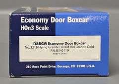 Blackstone Models HOn3 D&RGW Economy Door Boxcar #3219