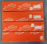 Four Shinohara N Scale #4 Train Switches in Original boxes
