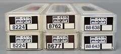 Six Marklin Mini-Club Z Scale Freight Cars