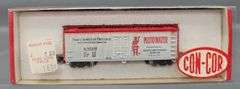 Eleven Con-Cor N Scale Box Cars and Reefers in original boxes
