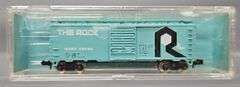 Ten Atlas N Scale Box Cars in Clear Cases