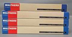 Four Walthers HO Scale Amtrak Passenger Cars in original boxes