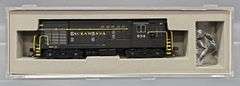 Atlas N Scale Lackawanna H16-44  Diesel Locomotive in Clear Case 52037