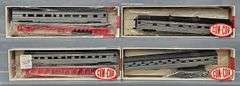 Eleven Con-Cor N Scale New York Central Passenger Car Kits in original boxes