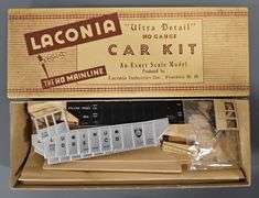 Eight Vintage Varney, Manor, Megow and Laconia HO Gauge Train Car Kits