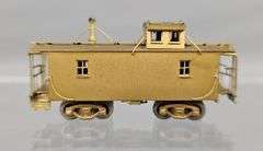 NJ Custom Brass N scale Brass Pennsy N6b off center Caboose in original box