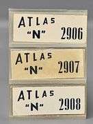 Three Sets of Atlas N Scale Figures in Clear Cases