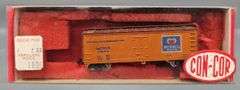 Eleven Con-Cor N Scale Box Cars and Reefers in original boxes