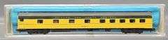 Six Atlas Chicago & Northwestern N Scale Illuminated Passenger Cars in Clear Cases