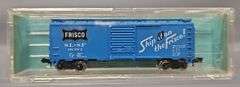 Ten Atlas N Scale Box Cars in Clear Cases