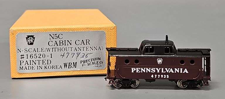Precision Scale Co. N Scale Brass N5A Cabin Car in original box