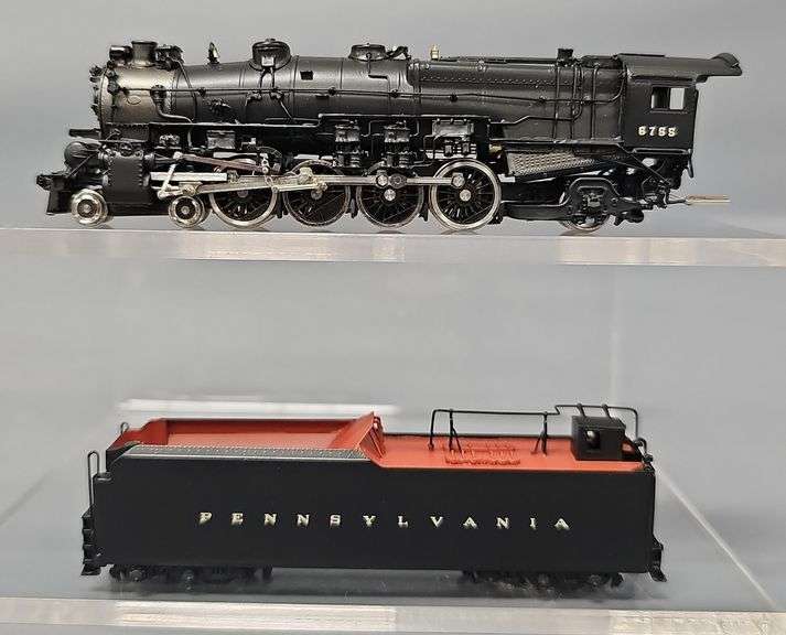 Key Imports N Scale Brass Pennsylvania M-1A 4-8-2 Steam Locomotive and Tender #6755