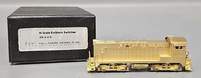Hallmark N Scale Brass Baldwin Switcher DS-4-4-6 in original box