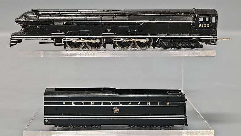 N Scale Brass Pennsylvania S1 6-4-4-6 Steam Locomotive and Tender