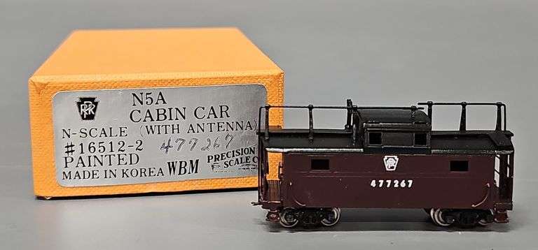 Precision Scale Co. N Scale Brass N5A Cabin Car with Antenna in original box