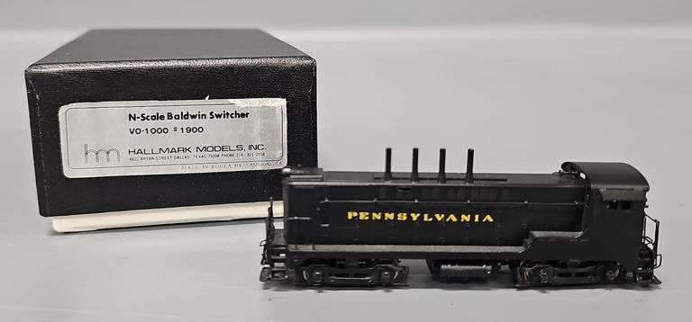 Hallmark Models N Scale Brass Baldwin Switcher VO-1000 #1900 in original box