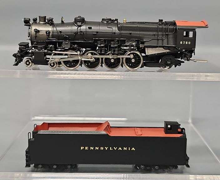 Key Imports N Scale Brass Pennsylvania M-1A 4-8-2 Steam Locomotive and Tender #6755