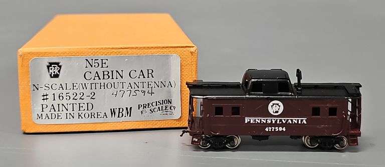 Precision Scale Co. N Scale Brass N5A Cabin Car in original box