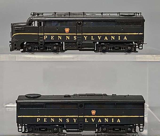 Key N Scale Brass Pennsylvania Railroad Alco FA-1 and FB-1 Diesel Locomotive Units